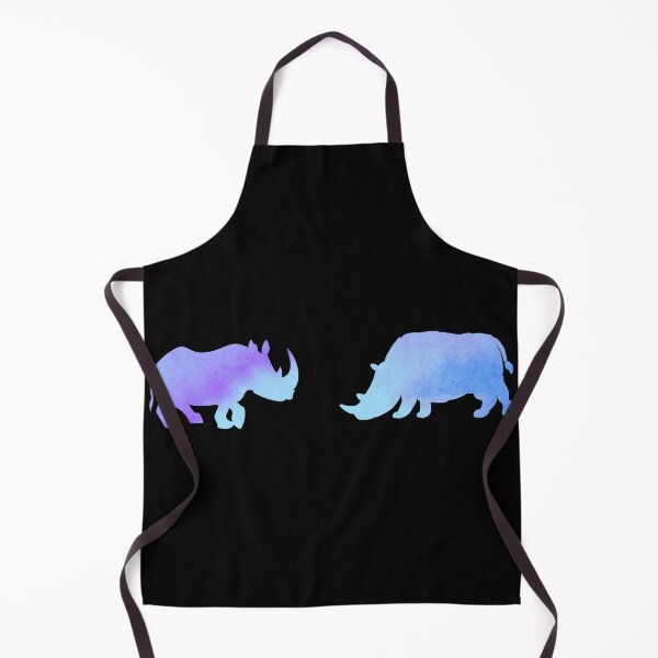 Item preview, Blue Watercolor Rhinoceros designed and sold by Hedda Young.