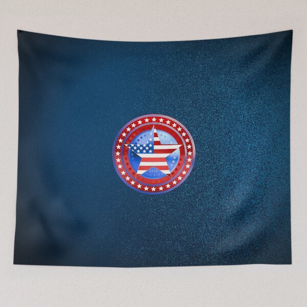Item preview, USA Shield with Star Red designed and sold by Yiorgos Designs.