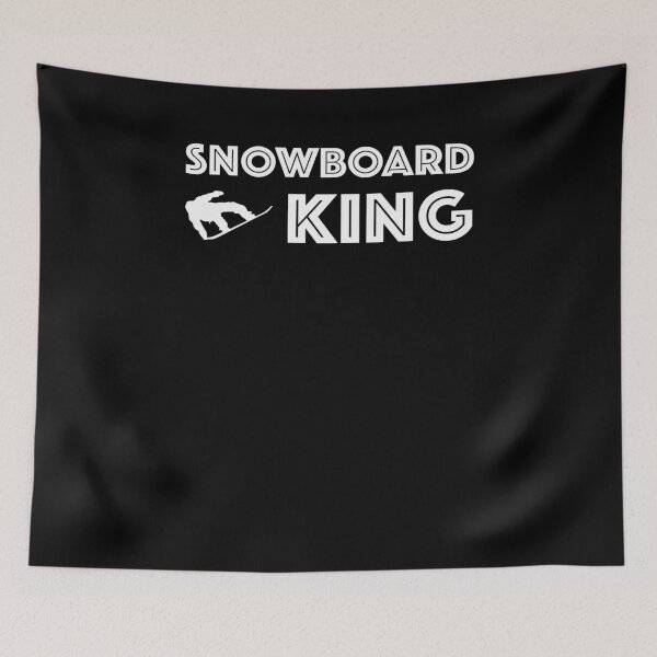 Item preview, Snowboard King Winter Sportsman Winter Vacation Gift Idea designed and sold by PlatonisDesign.