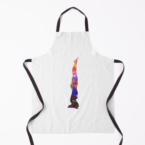 Item preview, Supported Headstand Iv 180 Watercolor Map Yoga Quo designed and sold by vividpixelusa.