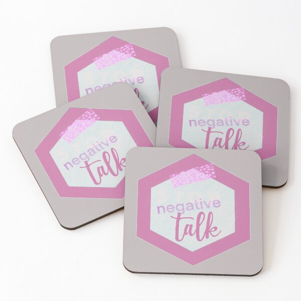 Item preview, JW stickers - Stop Negative Talk - retro style designed and sold by Shutterbunny Art & Creative.
