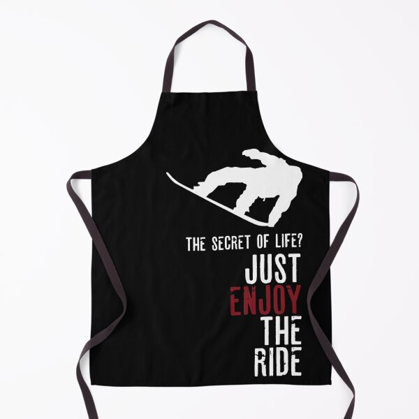 Item preview, Enjoy the ride snowboad gift for winter sports enthusiasts designed and sold by PlatonisDesign.