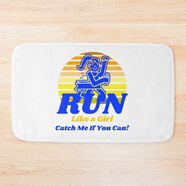 Item preview, Run Like a Girl - Catch Me If You Can designed and sold by Marathon-Runner.