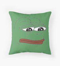 Pepe Frog: Throw Pillows | Redbubble