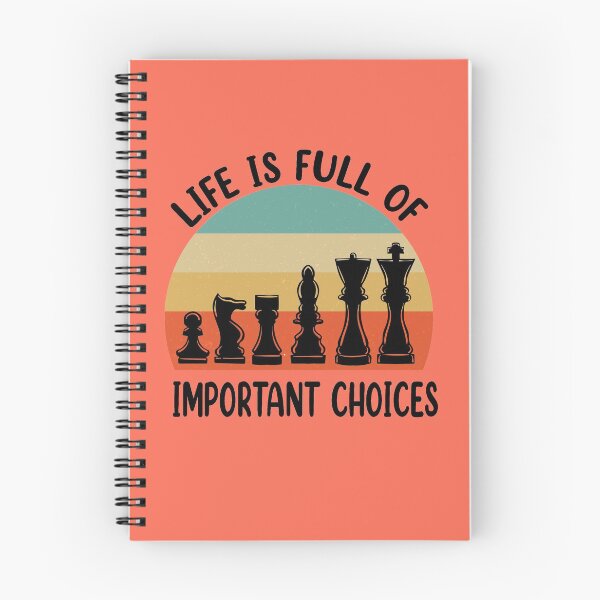Item preview, Life Is Full Of Important Choices chess designed and sold by Omochiroi.