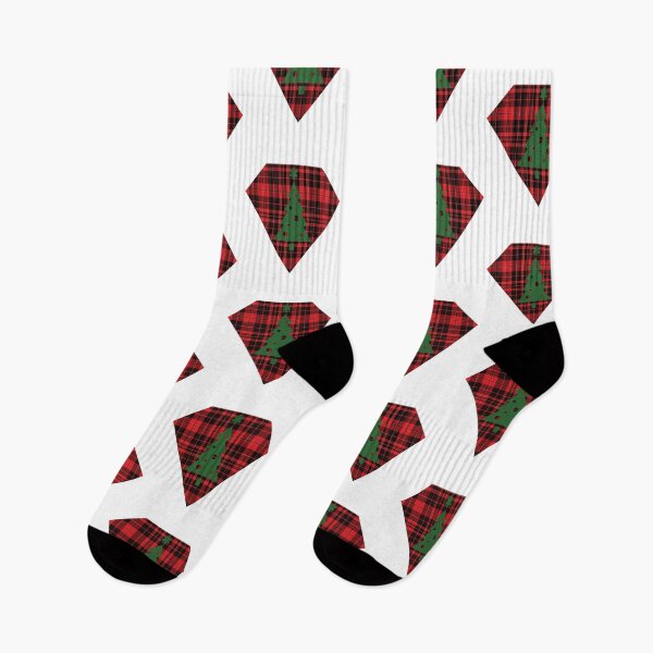 Item preview, Christmastree Plaid Pattern Logo Enblem Christmas designed and sold by RGVDesigns.