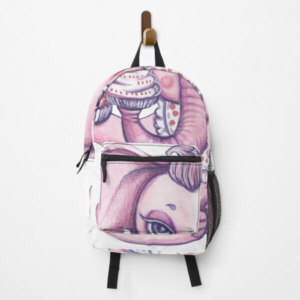 Item preview, Pink elephant at breakfast designed and sold by zanbo.