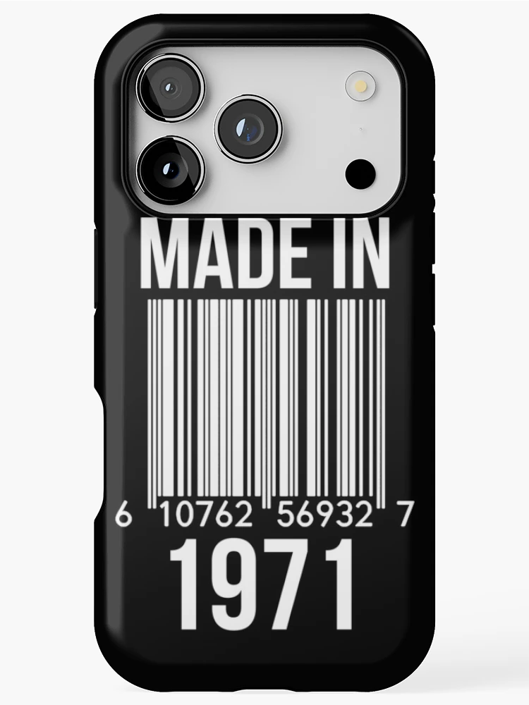 Thumbnail 1 of 4, iPhone Case, Made In 1971 designed and sold by RandomStuffShop.