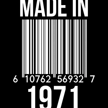 Artwork thumbnail, Made In 1971 by RandomStuffShop