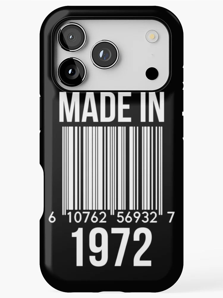 Thumbnail 1 of 4, iPhone Case, Made In 1972 designed and sold by RandomStuffShop.