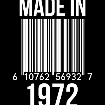 Artwork thumbnail, Made In 1972 by RandomStuffShop