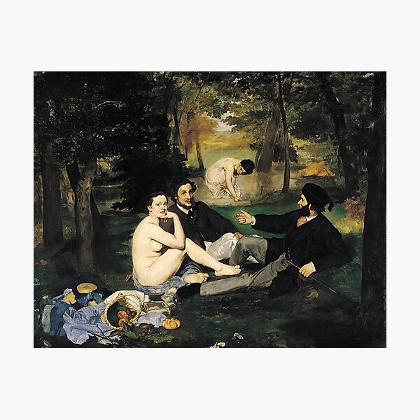 Edouard Manet Luncheon on the Grass Photographic Print