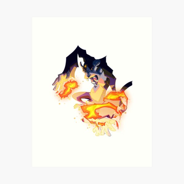 Fire Monkey Art Print