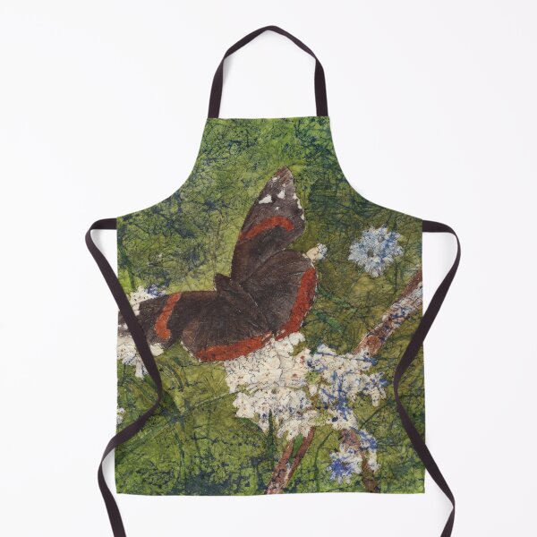 Item preview, Admiral Butterfly, Watercolor and Ink Batik designed and sold by The Elderberry Blossom.
