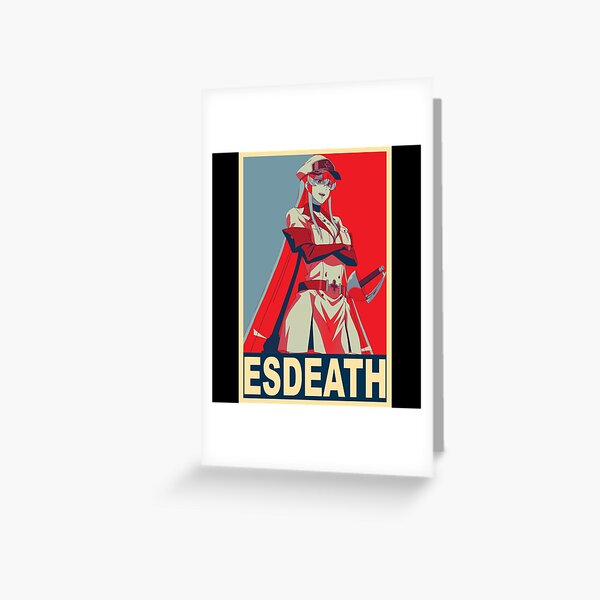Esdeath  Greeting Card for Sale by Mustuk Mustuk