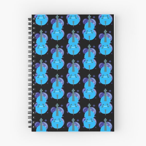 Item preview, Bubbly Blue Violin Pattern designed and sold by palaco210.