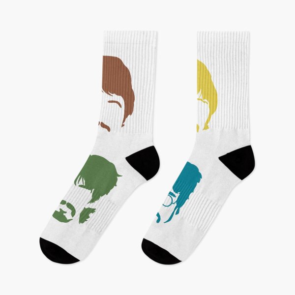 Item preview, The Beatles Colorful Minimalist Drawing designed and sold by Zetsmo.