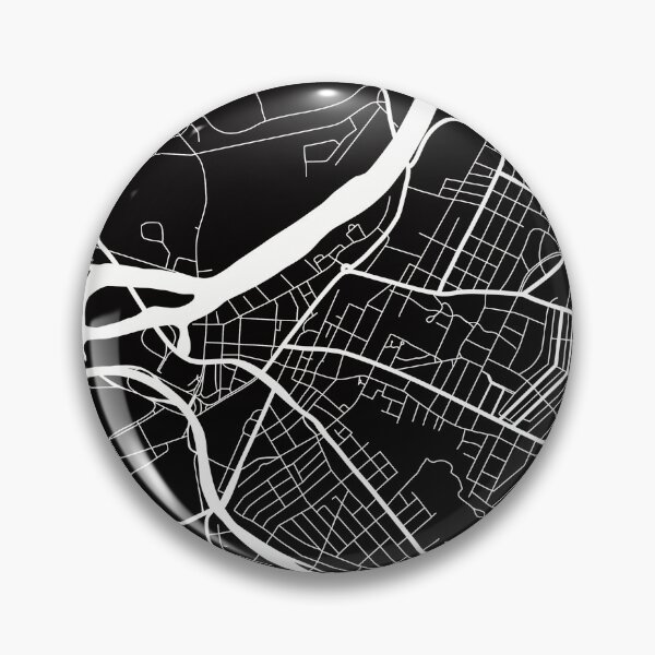 Item preview, Schenectady New York Map Line Art - Black Background designed and sold by Rachel McNeil.