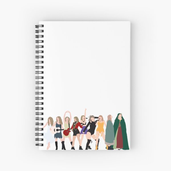 Taylor Swift ères et toujours Cahier à spirale