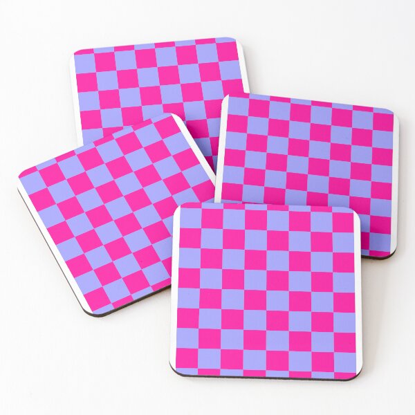 Artikelvorschau, Immergrün und Fuchsia Check Pattern entworfen und verkauft von universewitness.
