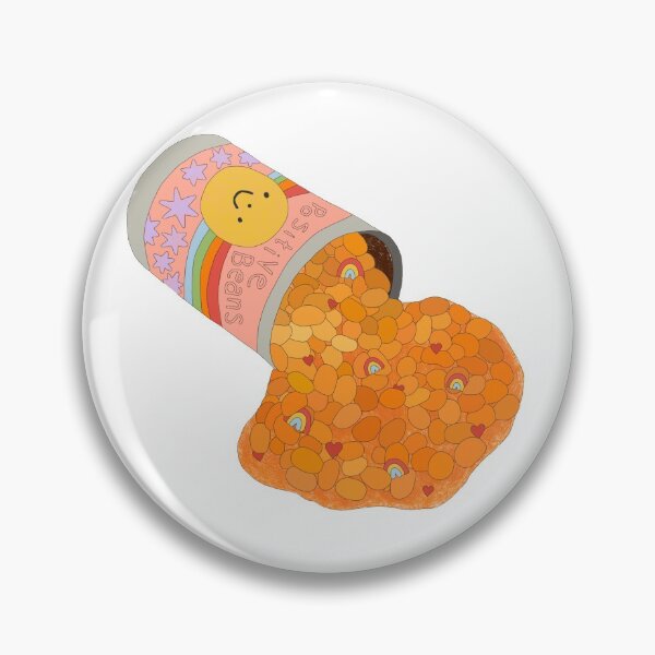 Item preview, Positive beans designed and sold by PeachCatDesigns.