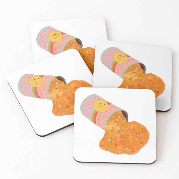 Item preview, Positive beans designed and sold by PeachCatDesigns.