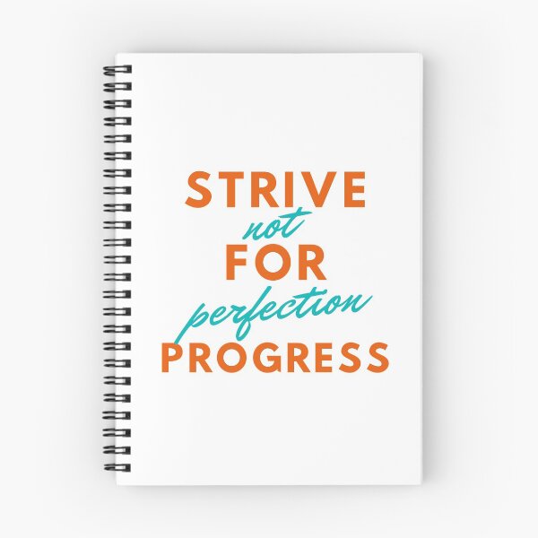 Item preview, Strive for progression, not perfection. designed and sold by yeamin0.