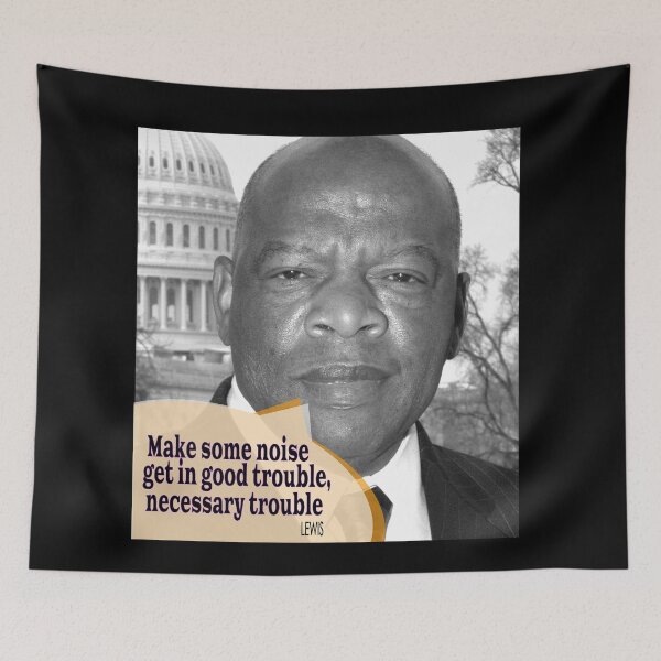 Item preview, Lewis: Make some noise and get in good trouble, necessary trouble designed and sold by AMGImpressions.