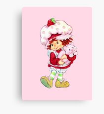 Strawberry Shortcake & Custard Canvas Print