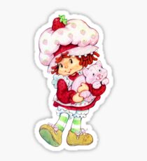 Strawberry Shortcake & Custard Sticker