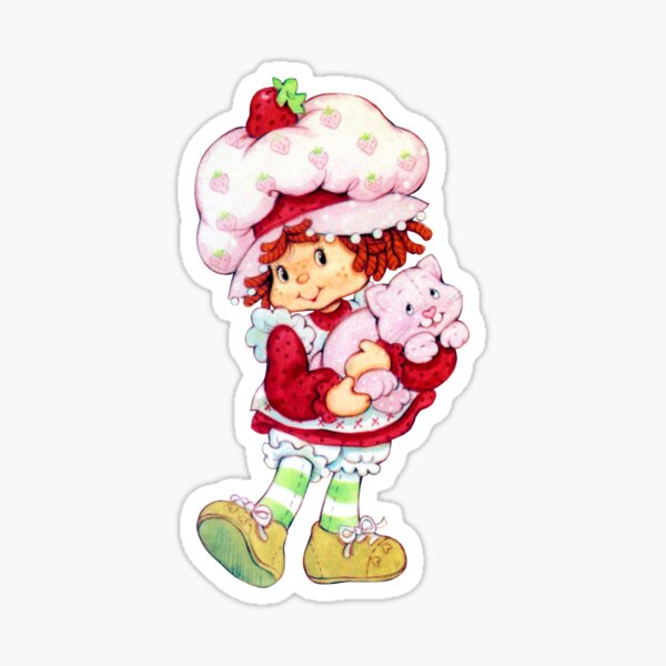 Strawberry Shortcake & Custard Sticker