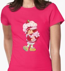 Erdbeer Shortcake & Vanillepudding Tailliertes T-Shirt für Frauen