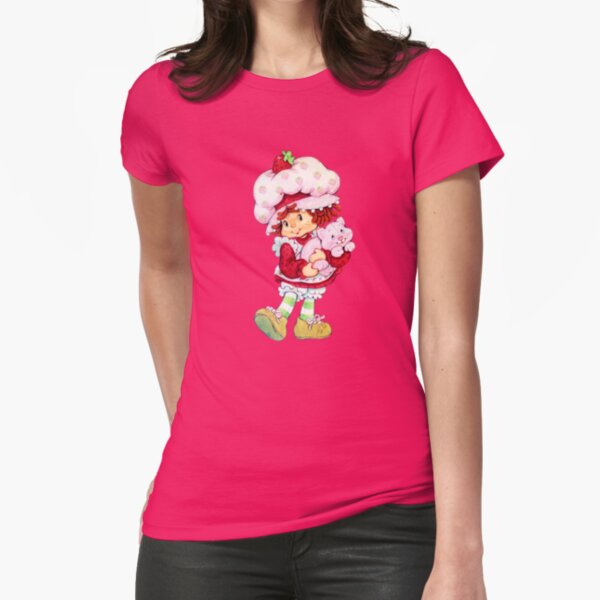 Strawberry Shortcake & Custard Fitted T-Shirt