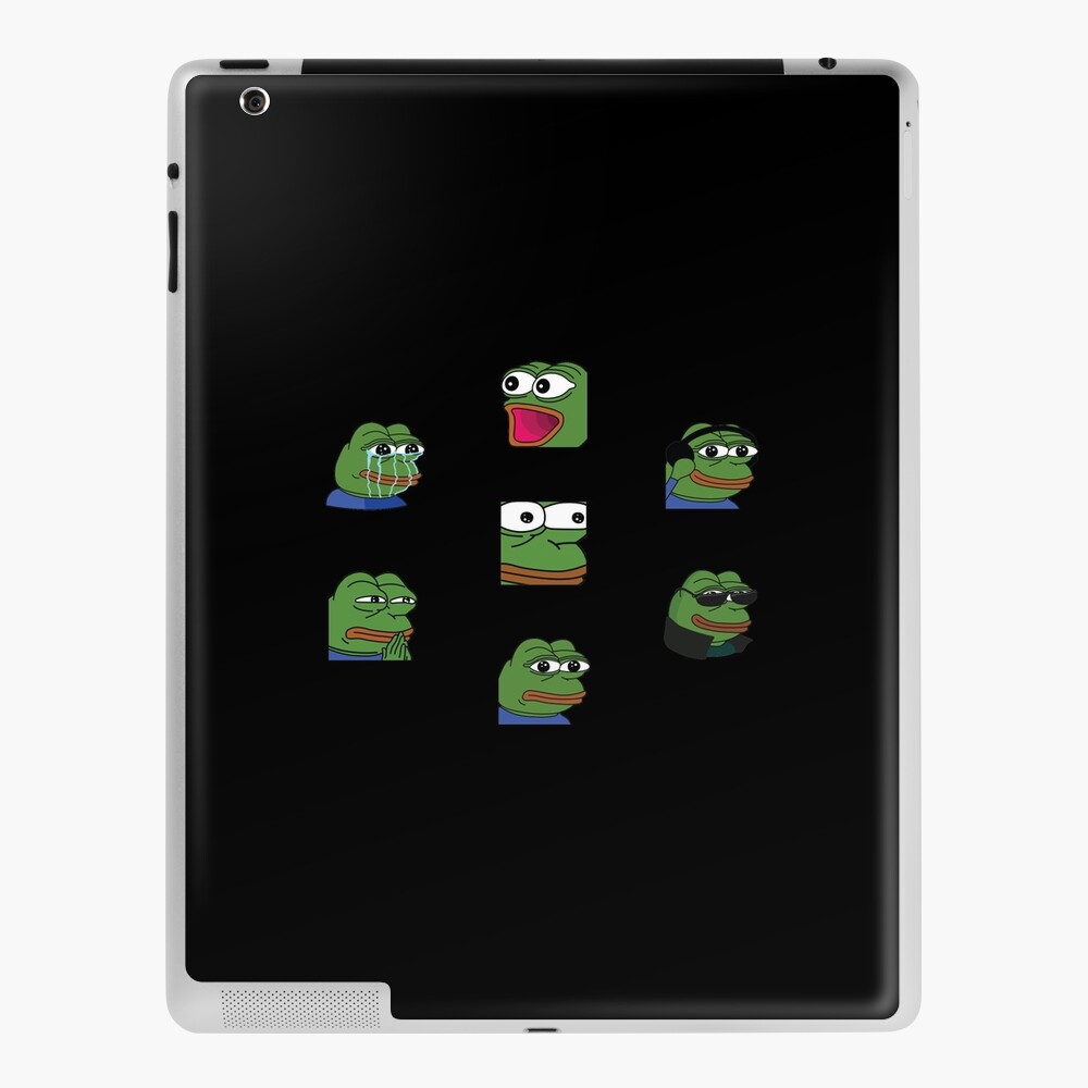 Pepe Twitch Emotes Pack Ipad Case Skin By Olddannybrown Redbubble