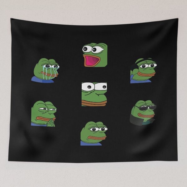 Item preview, Pepe Twitch Emotes Pack 2 designed and sold by OldDannyBrown.