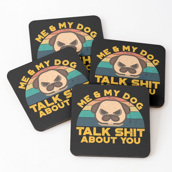 Item preview, Me And My Dog Talk Shit About You, Perfect Funny Gift Idea  Retro Vintage for Dog Lovers for Her for Him designed and sold by Van-Tees.