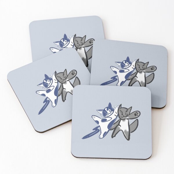 Item preview, Sketchy Cats Mia Mio by Nhim Light Blue designed and sold by MiaMioMeo.