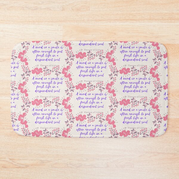 Item preview, St. Therese of Lisieux Smile Quote designed and sold by SabrinaM77.