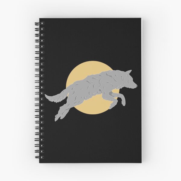 Item preview, Lobo frente a la luna designed and sold by Compeer.