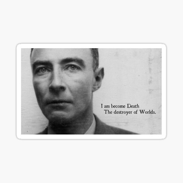 Oppenheimer Atomic Bomb Sticker