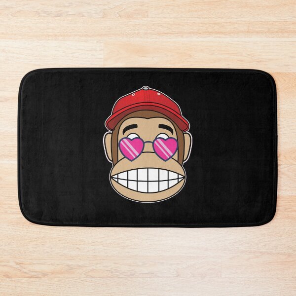 Item preview, grinning monkey with sunglasses and cap designed and sold by J-Clark.