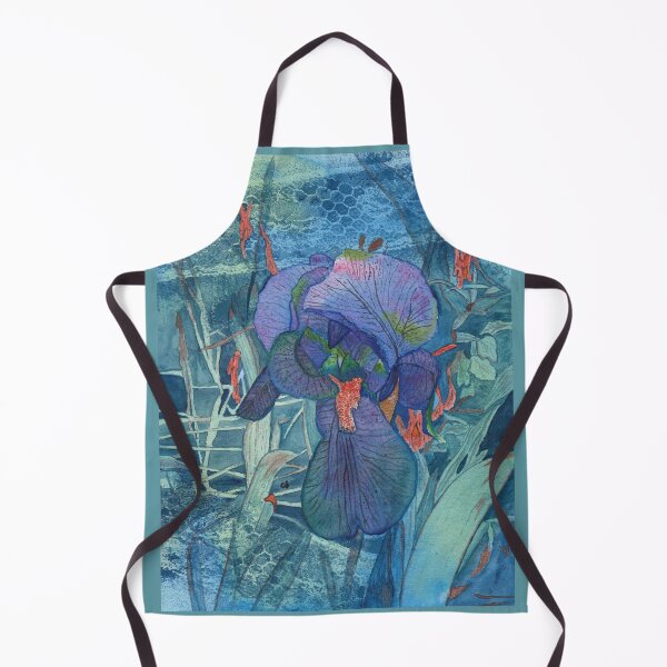 Item preview, Iris Lace Watercolor  designed and sold by The Elderberry Blossom.