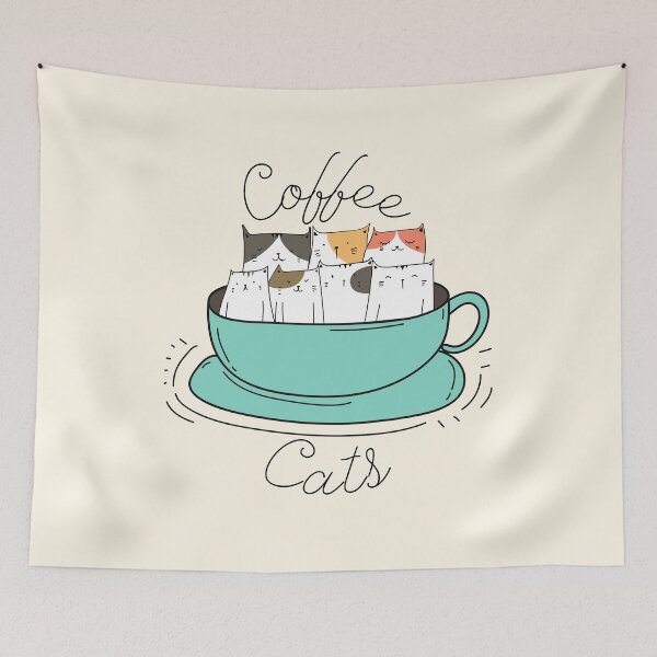 Item preview, Cats in Coffee Cup - Sweet Happy Cub Kittens designed and sold by CheraeLynn.