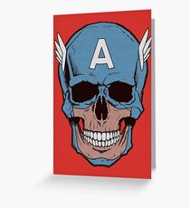 Captain Amerikilled Greeting Card