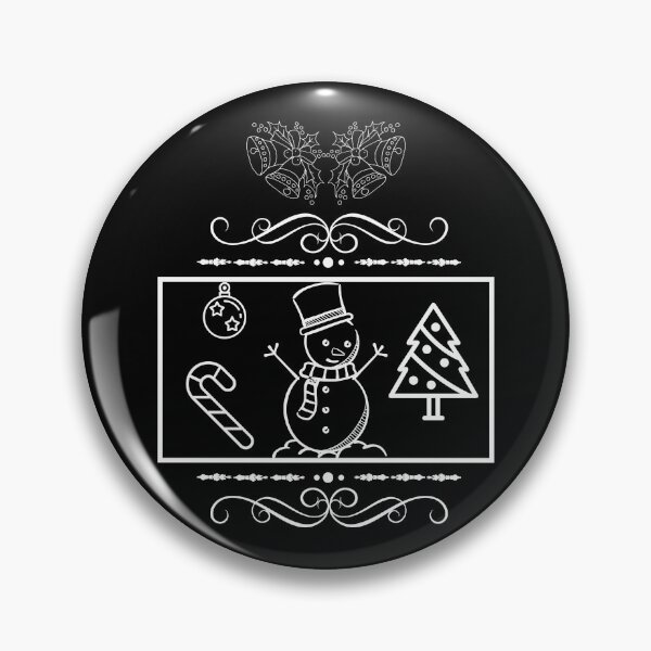 Item preview, Invierno muñeco de nieve árbol campanas divertido regalo de Navidad designed and sold by RGVDesigns.
