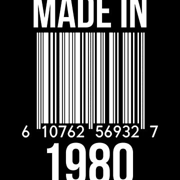 Artwork thumbnail, Made In 1980 by RandomStuffShop