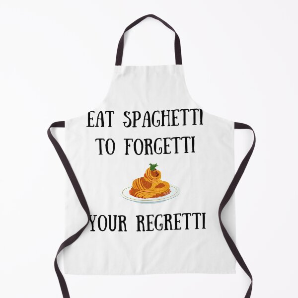 Item preview, Eat Spaghetti to Forgetti Your Regretti designed and sold by AnnaAndVibes.