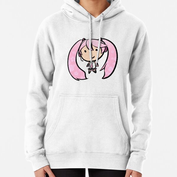 VOCALOID Sakura Miku Pullover Hoodie