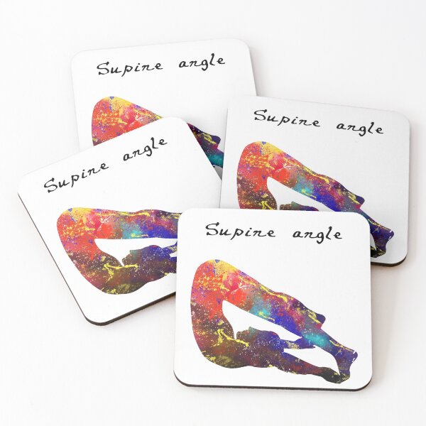 Item preview, Supine Angle 170 Watercolor Map Yoga Quote Definit designed and sold by vividpixelusa.