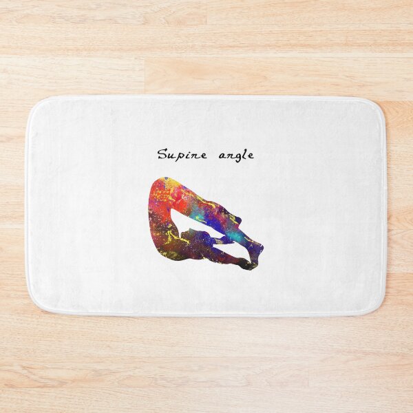 Item preview, Supine Angle 170 Watercolor Map Yoga Quote Definit designed and sold by vividpixelusa.